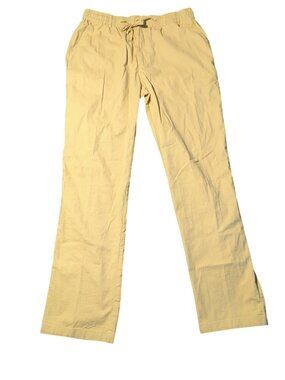Men's Sailwind Drawstring Linen Pants Size 34 Light Khaki coor